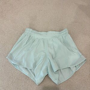 Mint green lululemon shorts